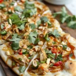 Thai Chicken Flatbread