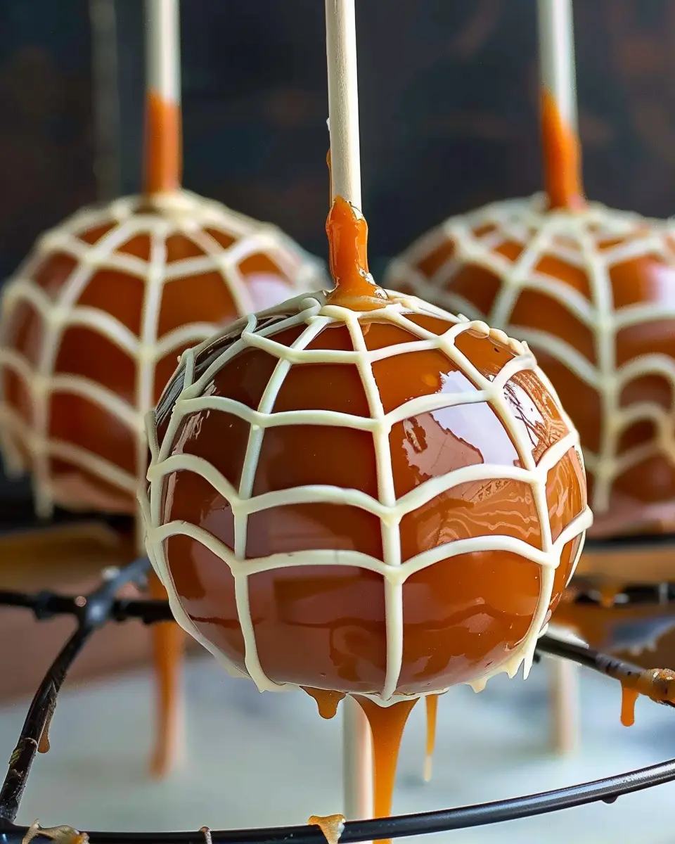 Spiderweb Caramel Apples: Easy Fall Treats with a Twist