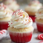 Candy Cane Cupcakes