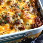 breakfast ideas : Sausage Hashbrown Breakfast Casserole