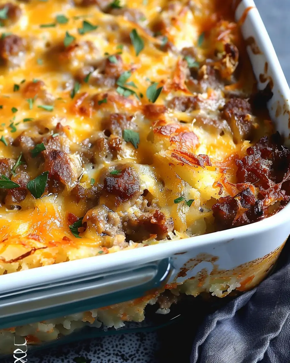Breakfast ideas: Indulge in Sausage Hashbrown Breakfast Casserole