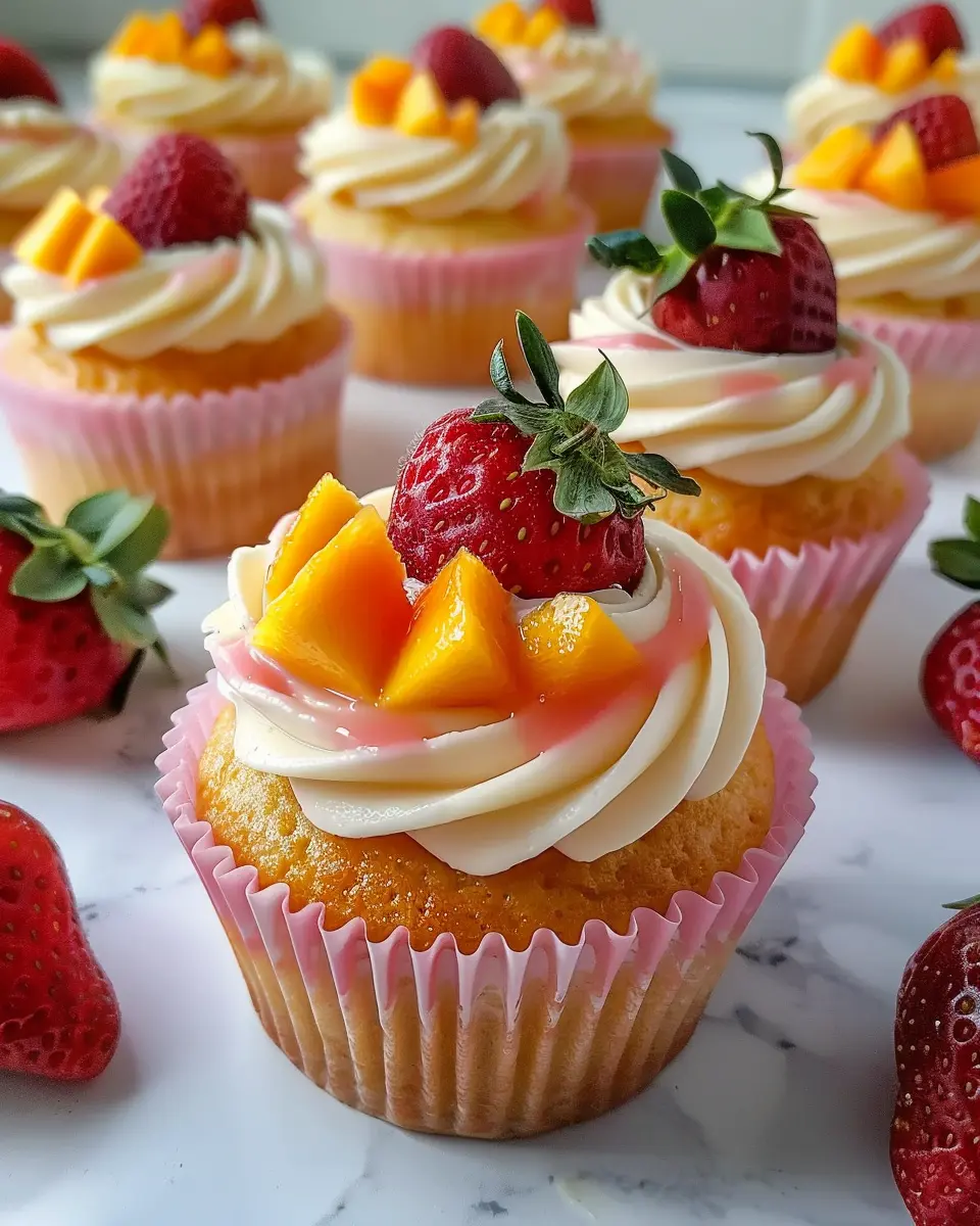 Strawberry Mango Cupcakes: The Best Indulgent Summer Treat