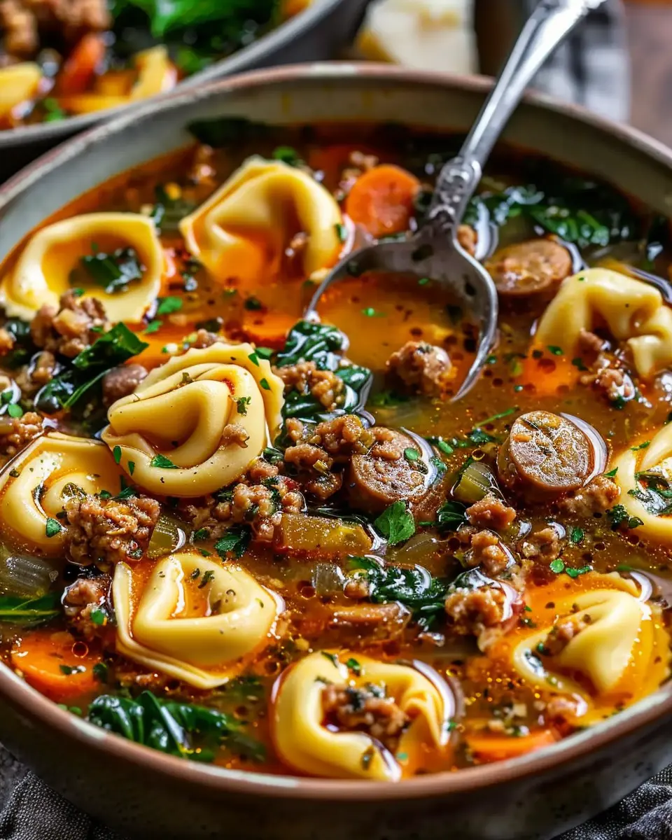 Autumn Tortellini Soup with Sausage: A Cozy Comfort Recipe