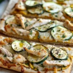Chicken and Zucchini Flatbread