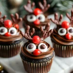 Easy Reindeer Cupcakes
