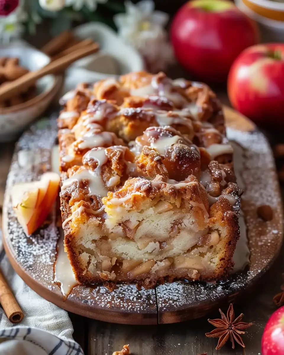 Breakfast ideas: Indulgent Amish Apple Fritter Bread Recipe