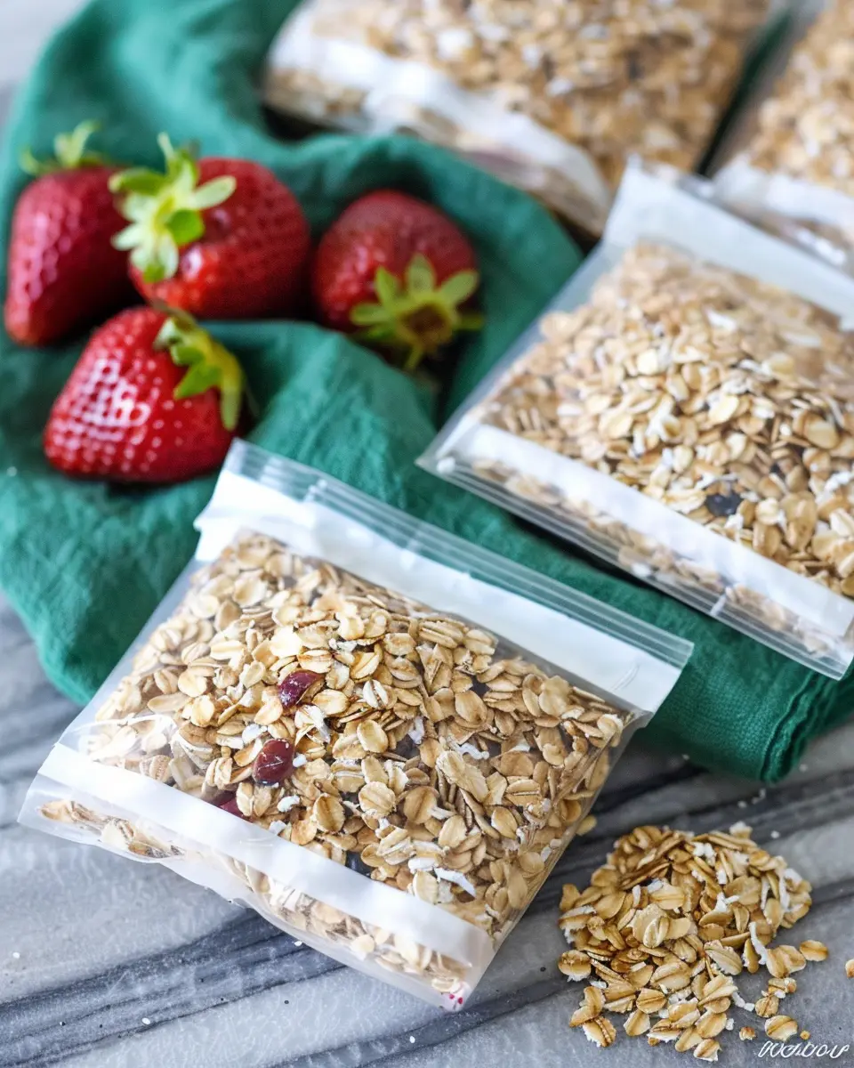 Breakfast ideas: Easy Homemade Instant Oatmeal Packets You’ll Love
