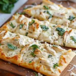 Chicken Alfredo Flatbread