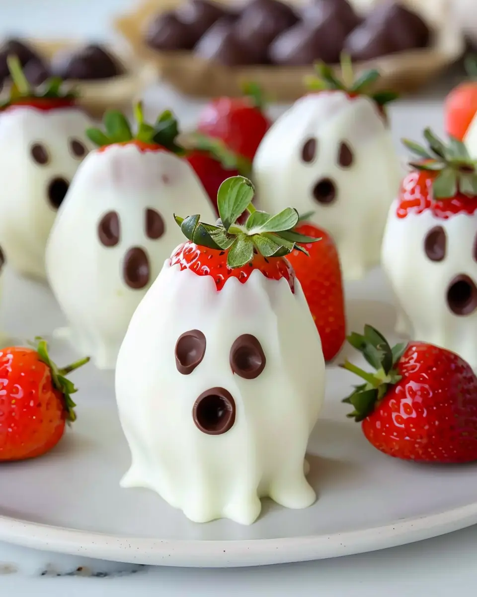 Chocolate-Covered Strawberry Ghosts: Easy and Spooky Treats
