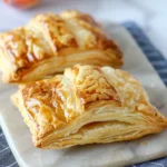 breakfast ideas : Peach Puff Pastry