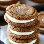 Soft Gingerbread Cookies : Molasses Cream Pie Cookies