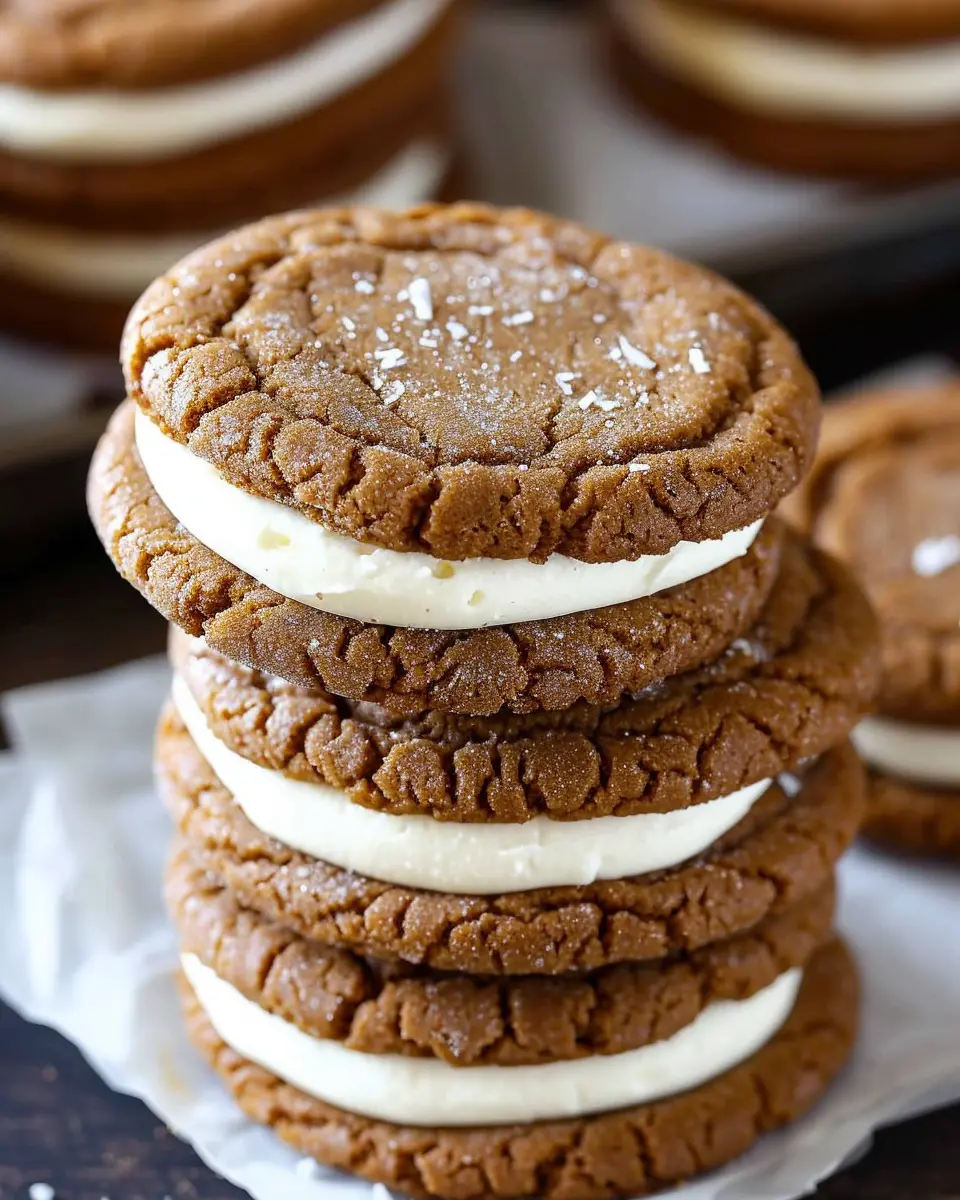 Soft Gingerbread Cookies: The Best Molasses Cream Pie Delight