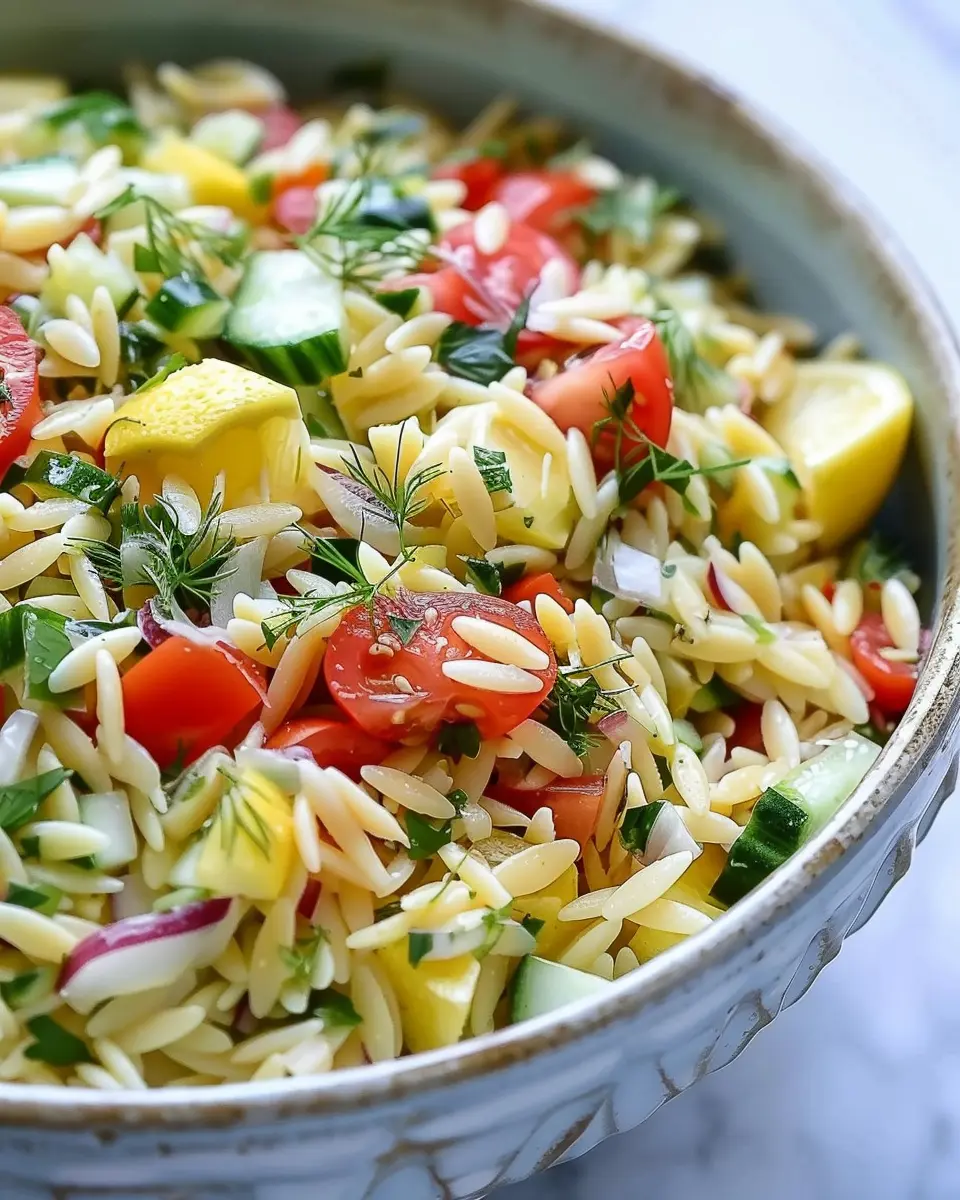 Best Lemon Orzo Pasta Salad: A Refreshing Twist for Home Cooks