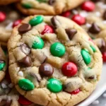 Christmas Cookie Recipes Holiday : The Best Christmas M&m’s Chocolate Chip Cookies