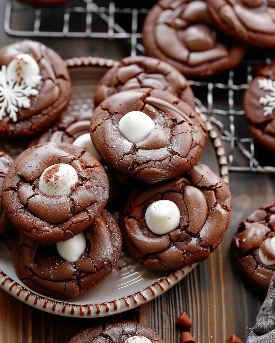 Christmas Cookie Recipes Holiday: Indulgent Marshmallow-Surprise Hot Cocoa Cookies