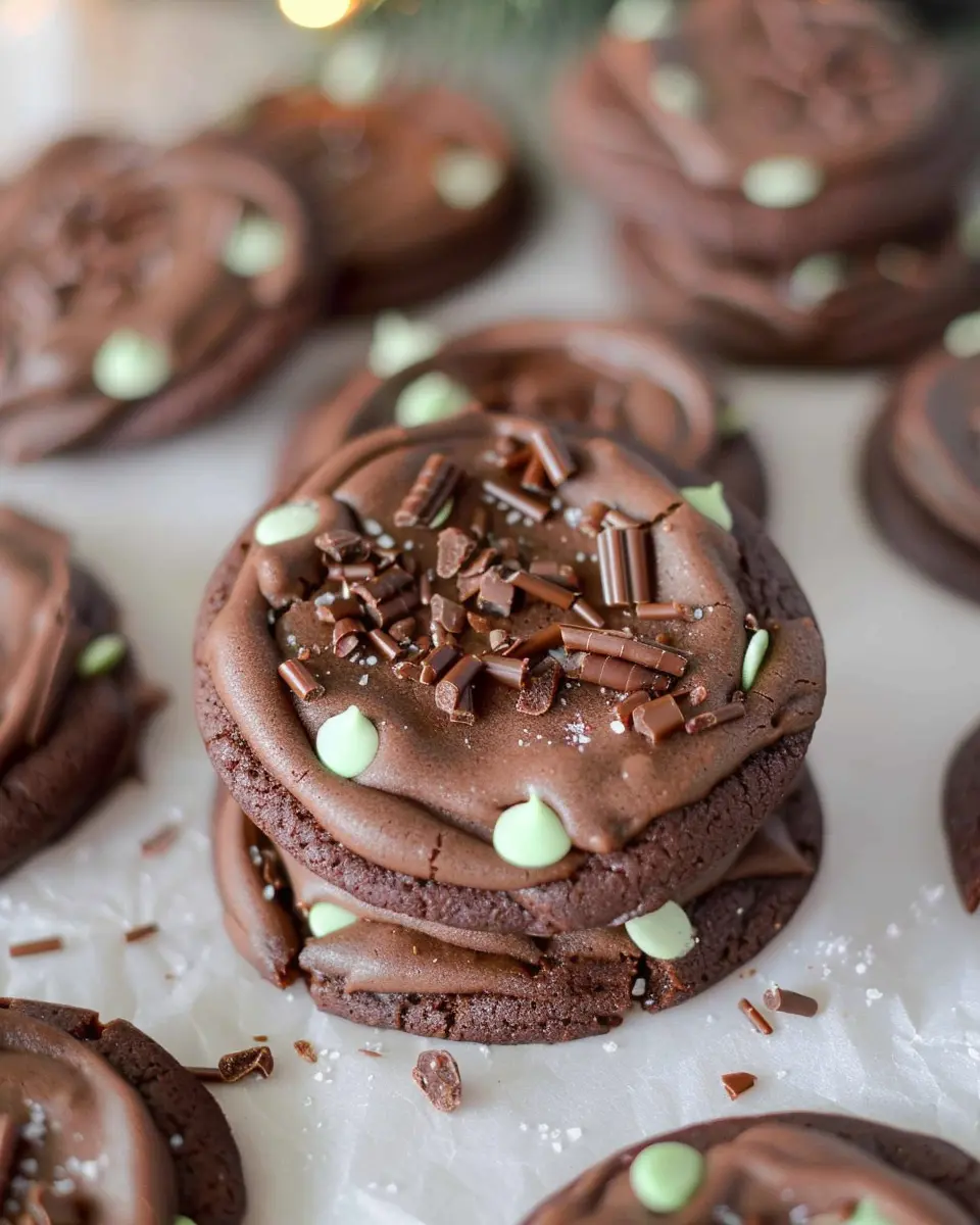 Christmas Cookie Recipes Holiday: Indulgent Andes Mint Cookies