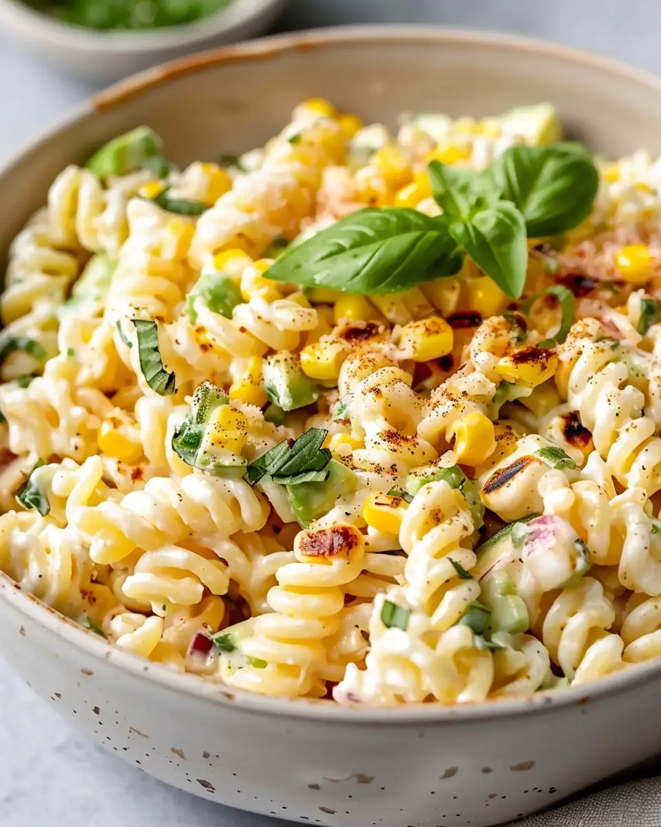 Creamy Street Corn Pasta Salad with Turkey Bacon: A Fresh Twist