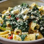 Quick Spinach and Feta Pasta