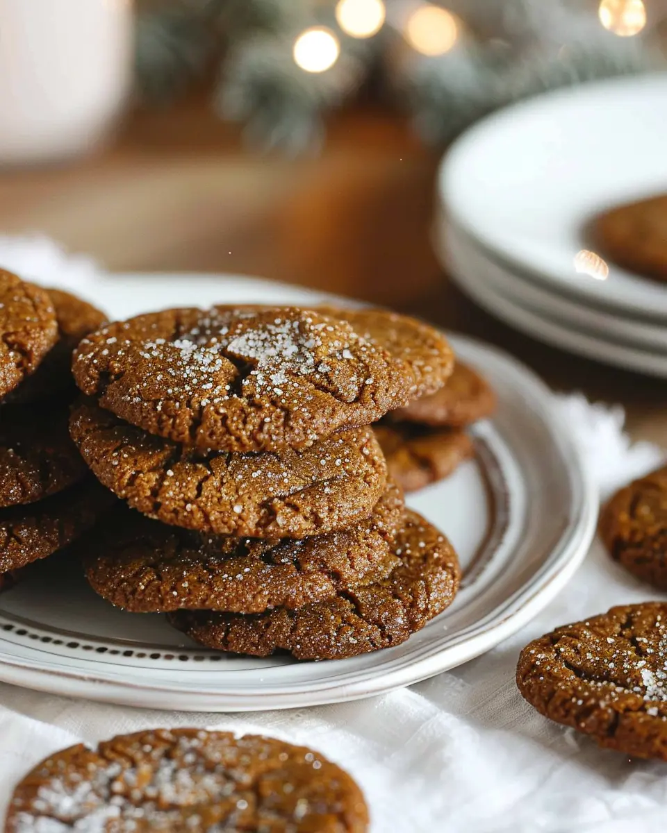 Christmas Cookie Recipes Holiday: Indulge in Super Soft Molasses Cookies