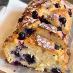 Blueberry Lemon Cream Cheese Sourdough Loaf