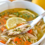 Lemon Orzo : Lemon Chicken Orzo Soup