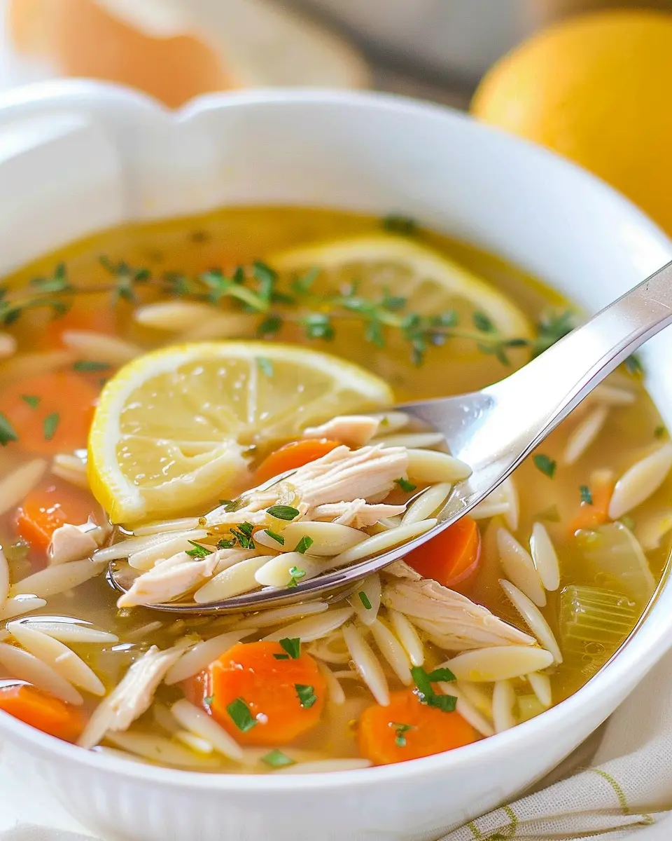 Lemon Chicken Orzo Soup: A Refreshing Twist for Cozy Nights