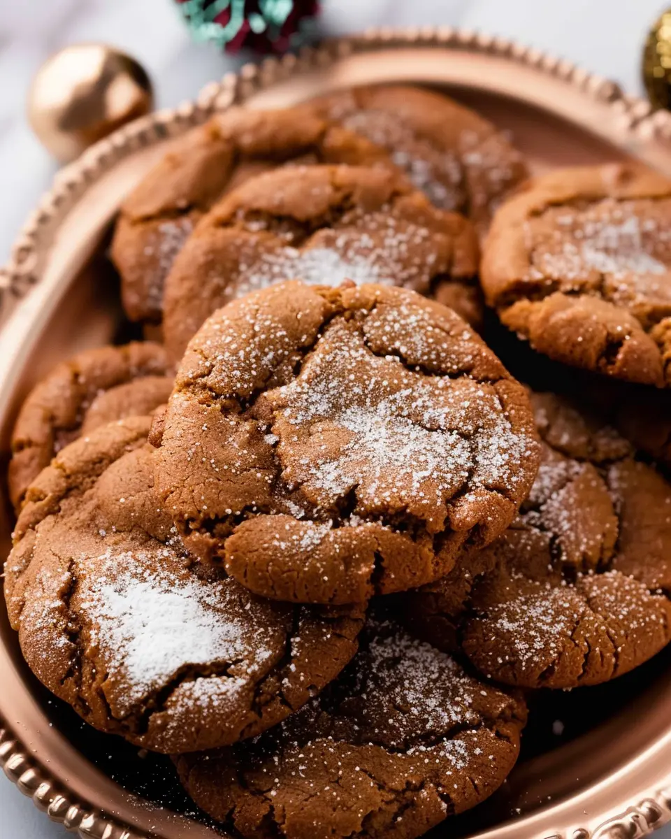 Soft Gingerbread Cookies: Chewy Brown Butter Molasses Delight