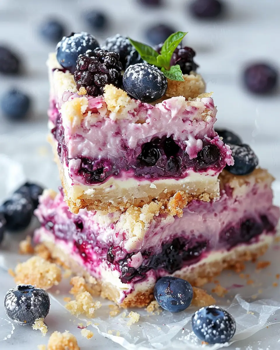 Dreamiest Blueberry Cream Cheese Bars: The Best Homemade Delight