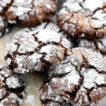 Soft Gingerbread Cookies : Double Chocolate Crinkle Cookies
