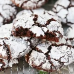 Christmas Cookie Recipes Holiday : Gluten-Free Chocolate Crinkle Cookies (Dairy Free, Too!)