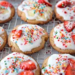 Soft Gingerbread Cookies : Strawberry Pop Tart Cookies