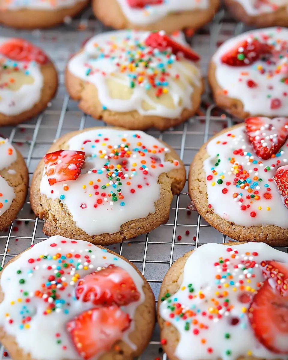 Soft Gingerbread Cookies Strawberry Pop Tart Cookies You’ll Love