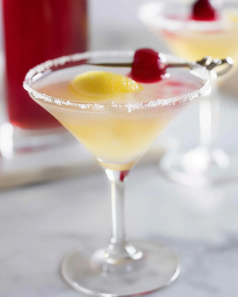 Cranberry Lemon Drop Cocktails: Easy Lemon Drop Jolly Pops