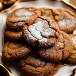 Soft Gingerbread Cookies : chewy brown butter molasses cookies