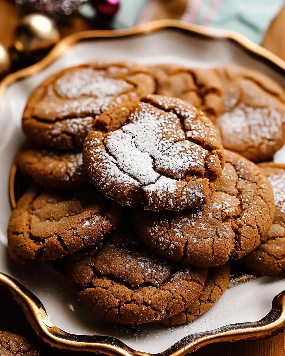 Soft Gingerbread Cookies: Irresistibly Chewy Brown Butter Treats