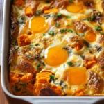 breakfast bowl recipes : Easy Sweet Potato Egg Casserole