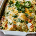 Delicious Salsa Verde Chicken Casserole