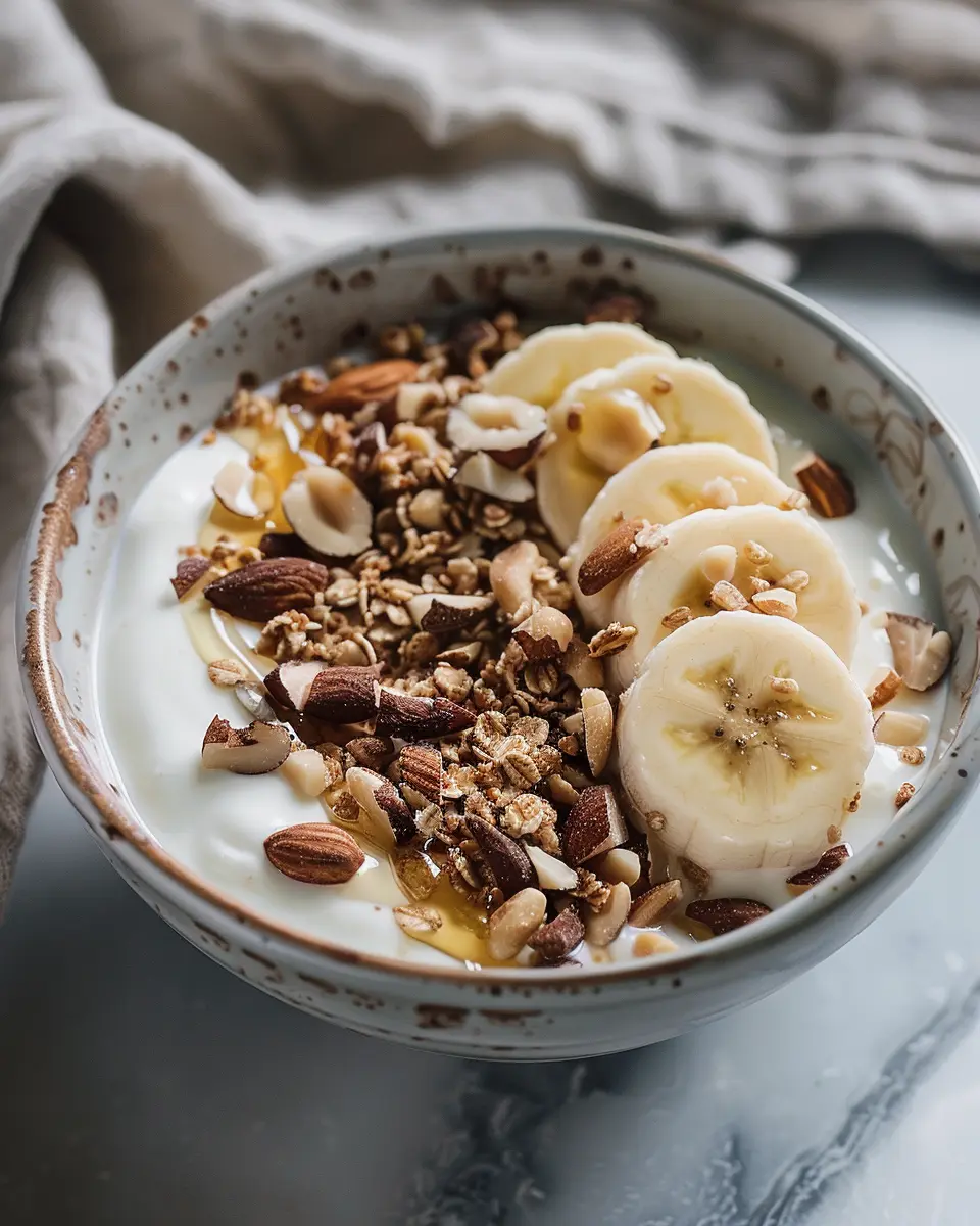 Breakfast Bowl Recipes: Delicious Banana Nut Yogurt Bowl for All