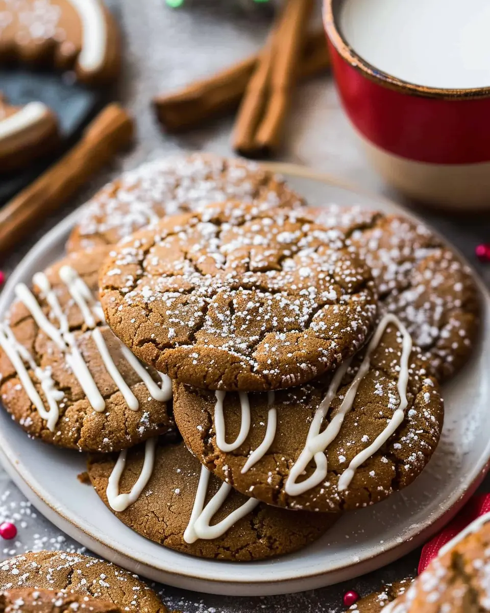Soft Gingerbread Cookies: The Best Gingerbread Latte Treats