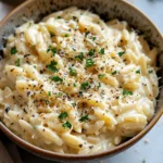 Creamy Garlic Parmesan Orzo