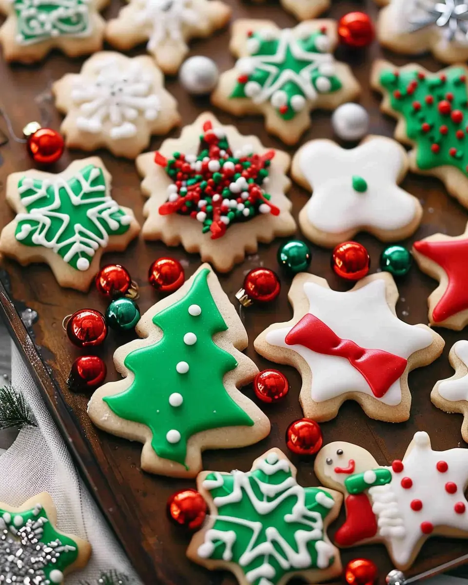Christmas Cookie Recipes Holiday: Easy Classic Cut Out Sugar Cookies