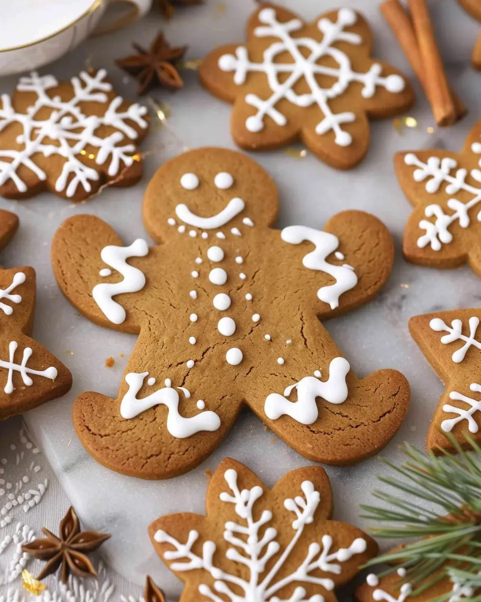 Soft Gingerbread Cookies: Easy No-Spread Cookies for Decorating