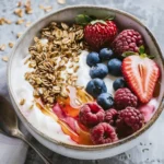 breakfast bowl recipes : Berry Bliss Yogurt Bowl