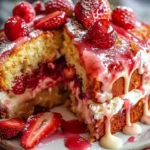 Strawberry Honeybun Cake Recipe