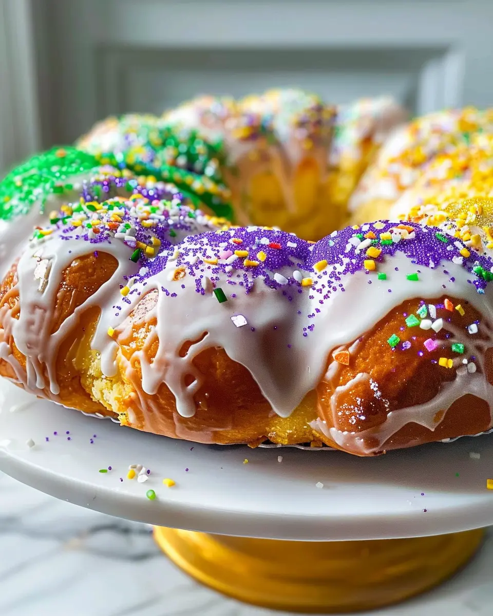 Delicious Mardi Gras King Cake: Easy Recipe for Festive Fun