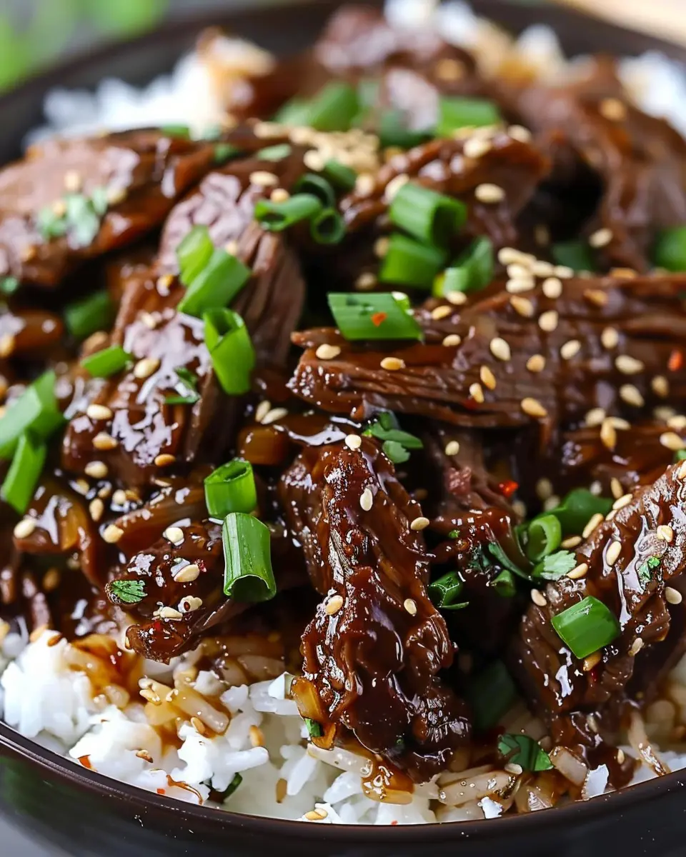 Easy Slow Cooker Korean Beef: Juicy, Family-Friendly Delight