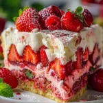 Irresistible Strawberry Earthquake Cake That Steals the Show