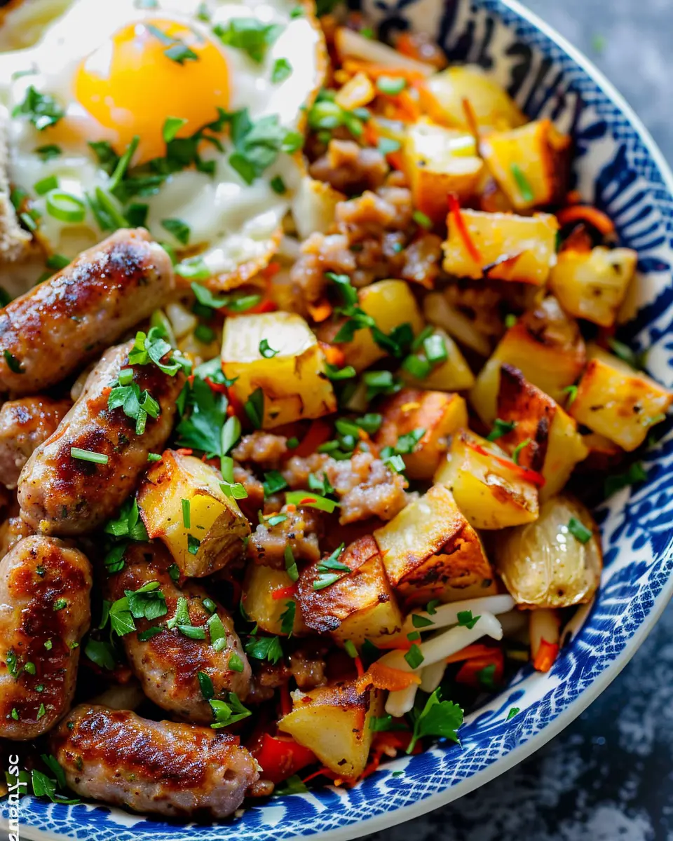 Breakfast Bowl Recipes: Easy Sausage and Potato Meal Prep Bowls