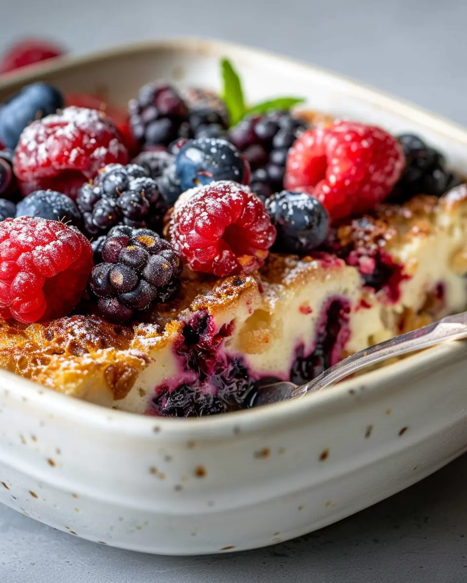 High Protein Berry Bake: The Best Breakfast Bowl Recipe