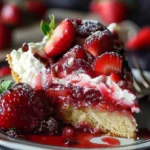 Strawberry Earthquake Cake